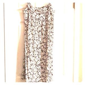 Ann Taylor LOFT Black & white dress